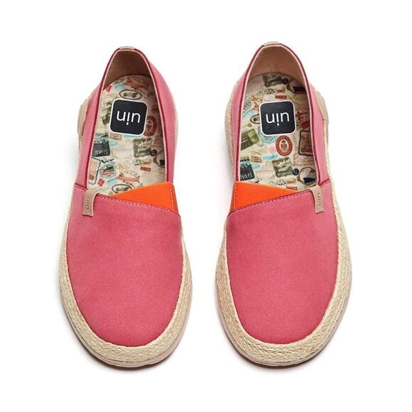 UIN Shoes - UIN Pink and Orange Espadrilles for Women